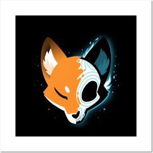 Cute Funny Scary Fox animal lover Sarcastic Funny Quote Artwork Posters and Art